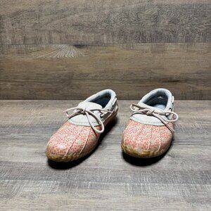 Jambu JBU Gwen Garden Blush Floral Duck Shoe Women's Size 7